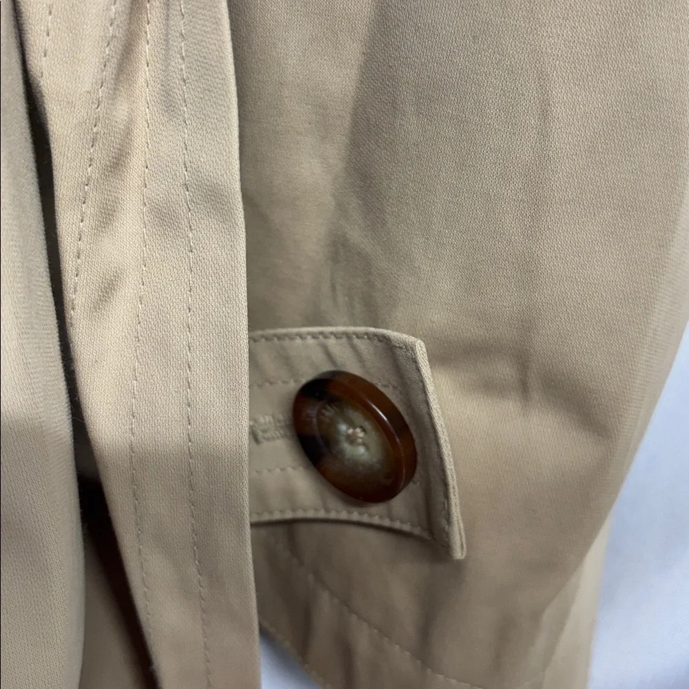 Michael Kors full button up collard belted ginger root trench coat  XL